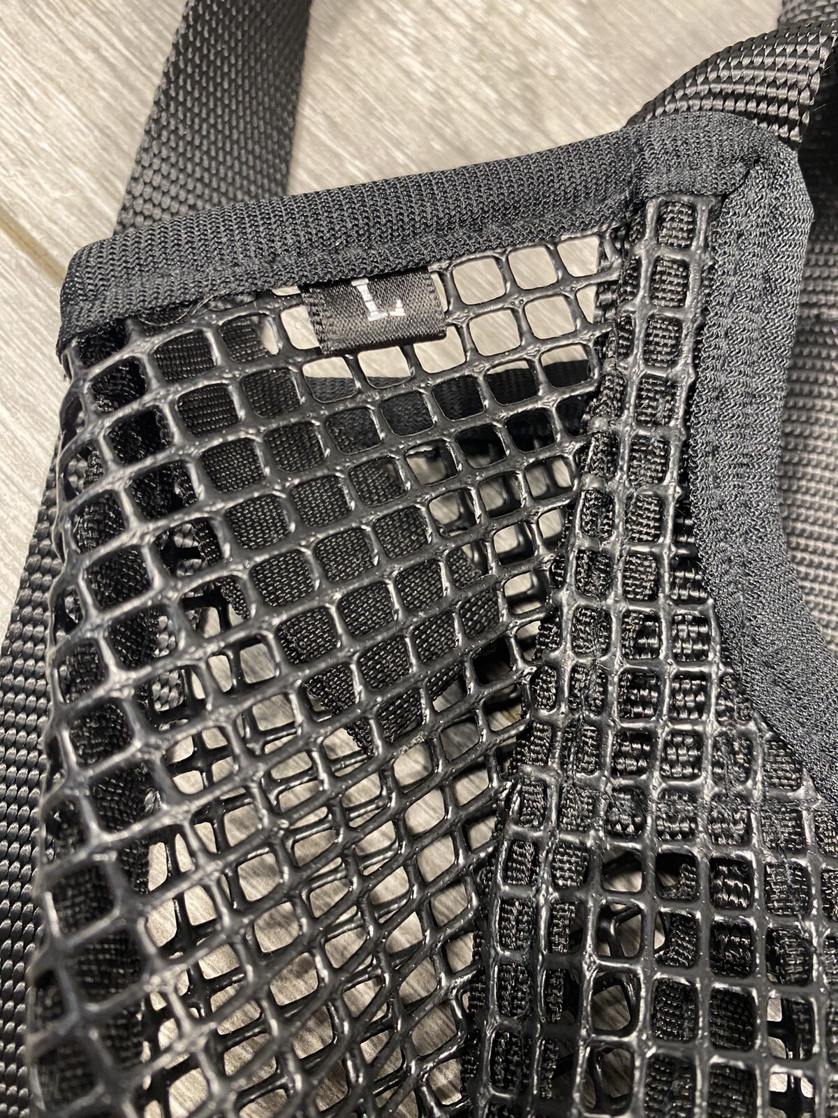 Mesh Large Rubbery Mesh Dog Muzzle Black Large Breed Dog