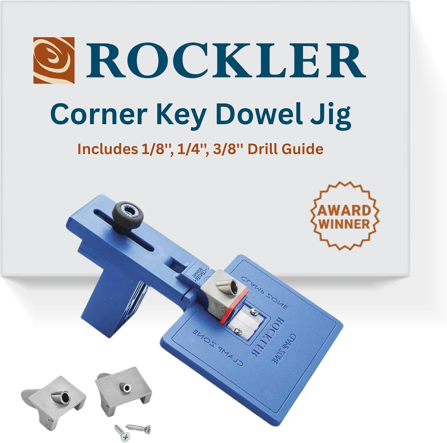 Corner Key Dowel Jig – Premium Doweling Jig for Decorative Mitered Joints – Dowe