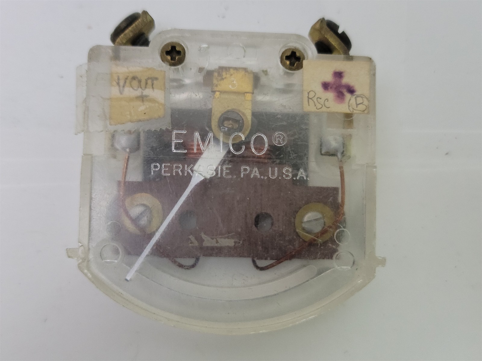Spar Electronics / Emico 0-2115-1 Mini Panel Meter , 0-1.5 DC Amps