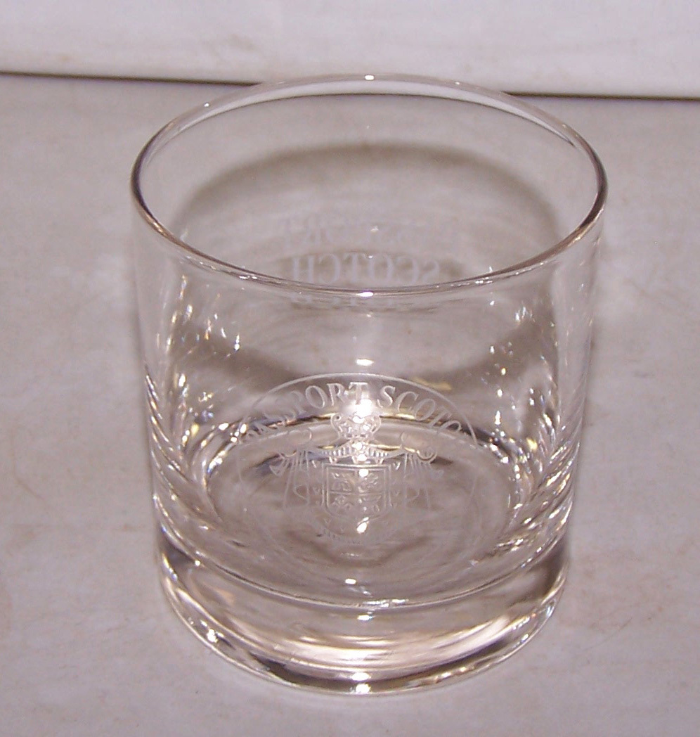 PASSPORT SCOTCH Whiskey Glass 3.5"
