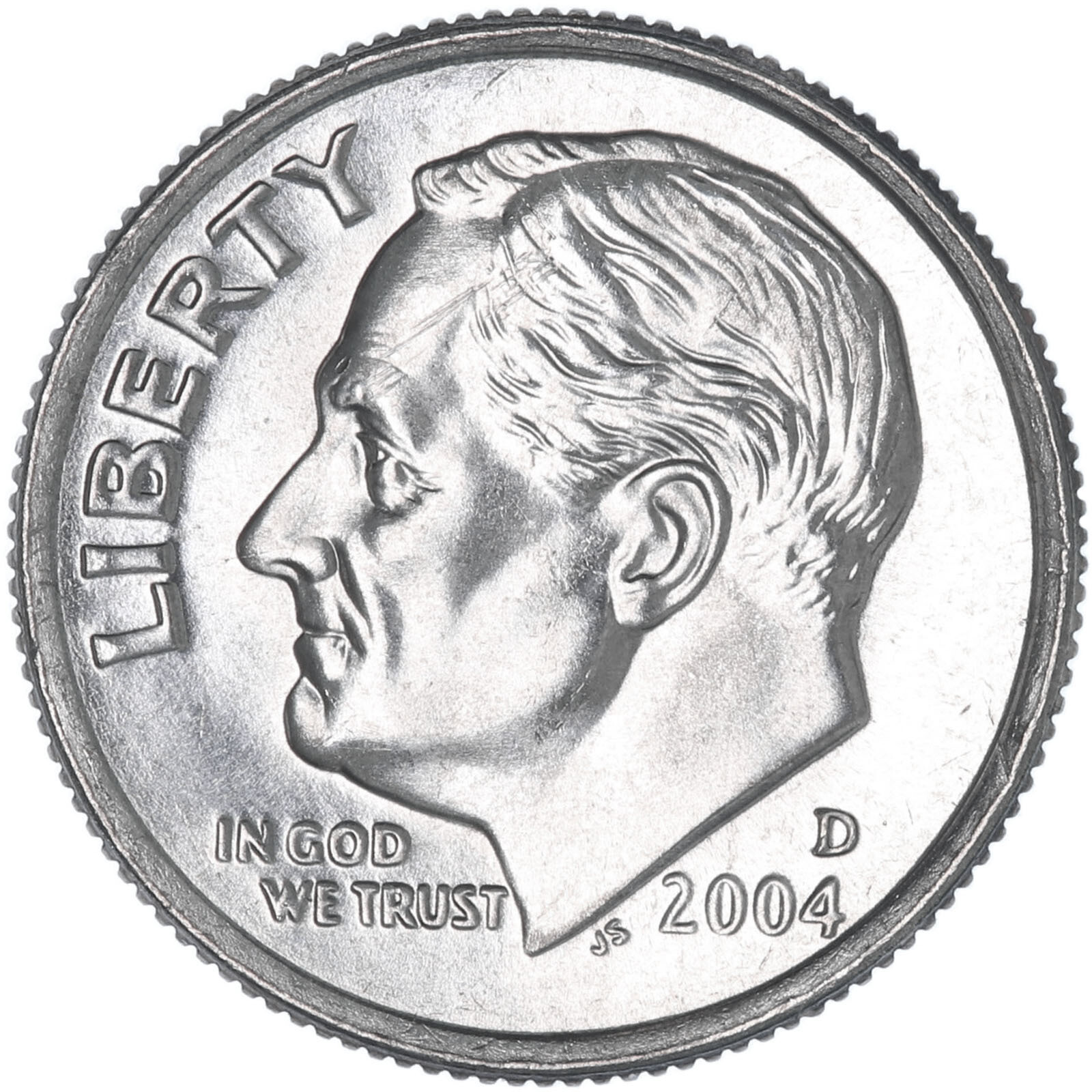 2004 P D Roosevelt Dime BU 2 Coin Year Set