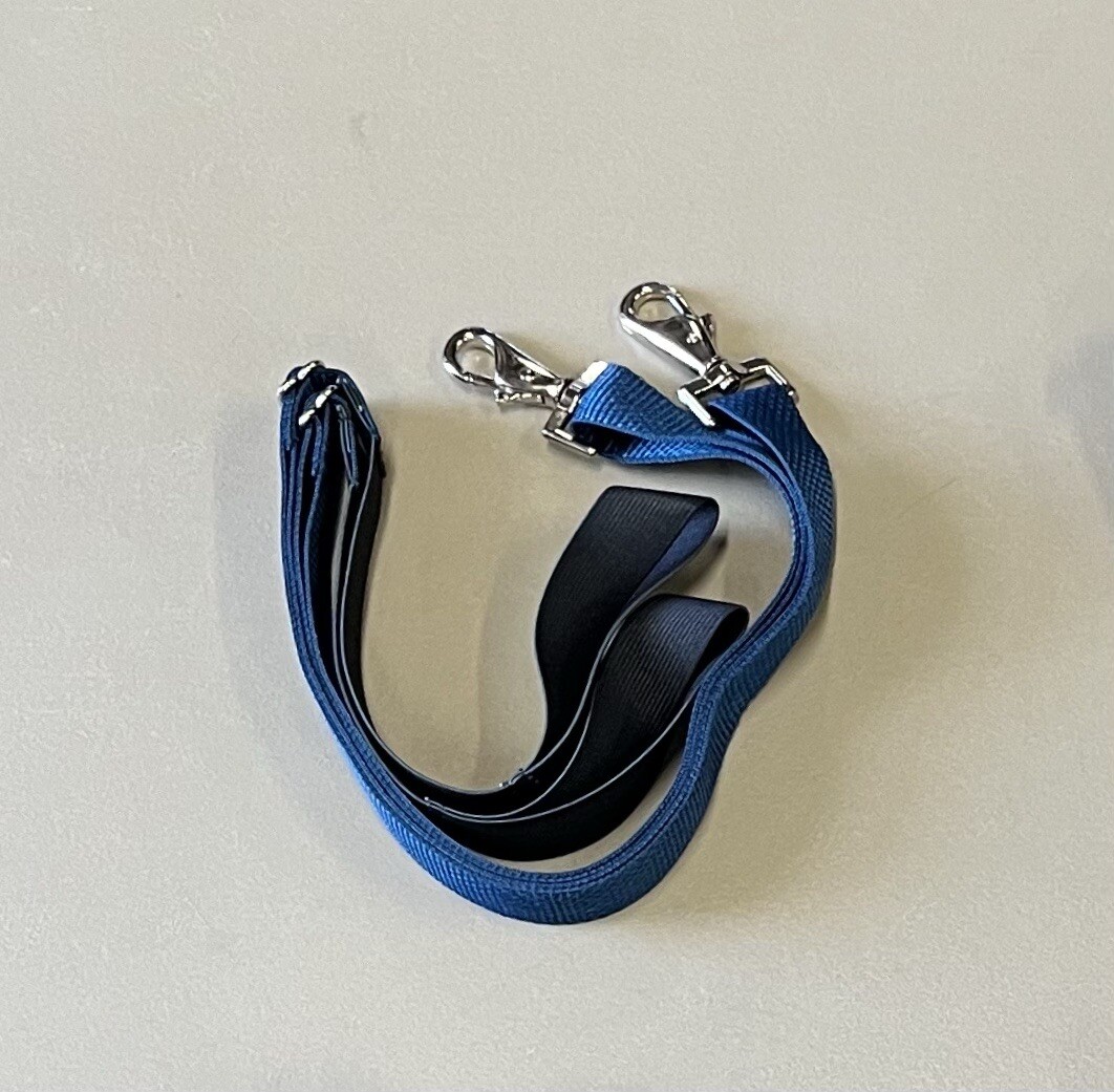 Replacement Leg Straps (2) for Horse Blanket; Elastic + Nylon, Quick Clip