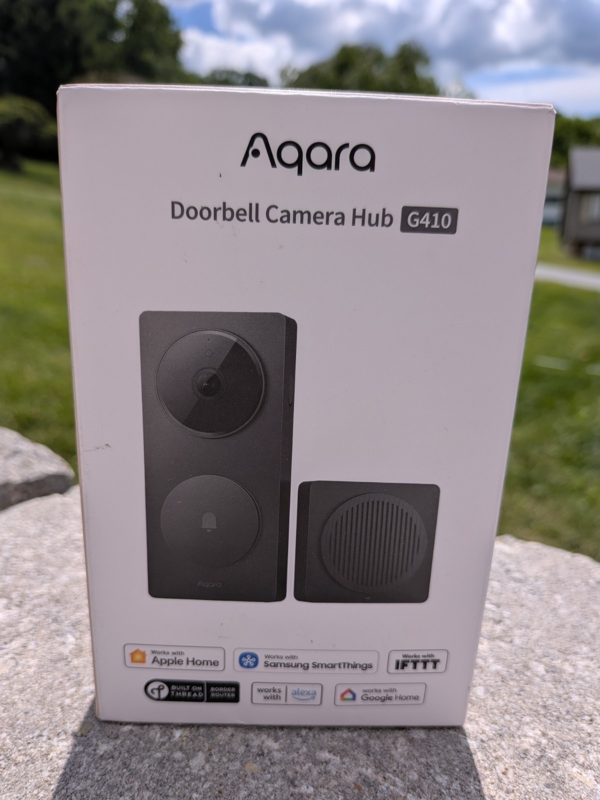 Aqara G410 Doorbell Camera Hub Video Recording Wireless Black Smart Home