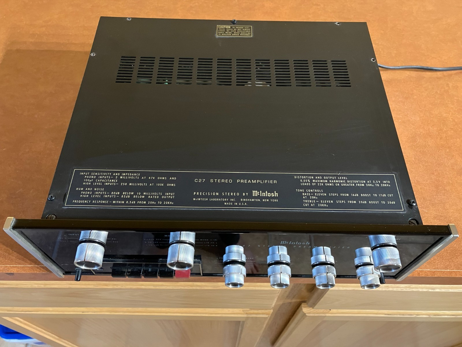 Mcintosh C27 Preamplifier Serviced