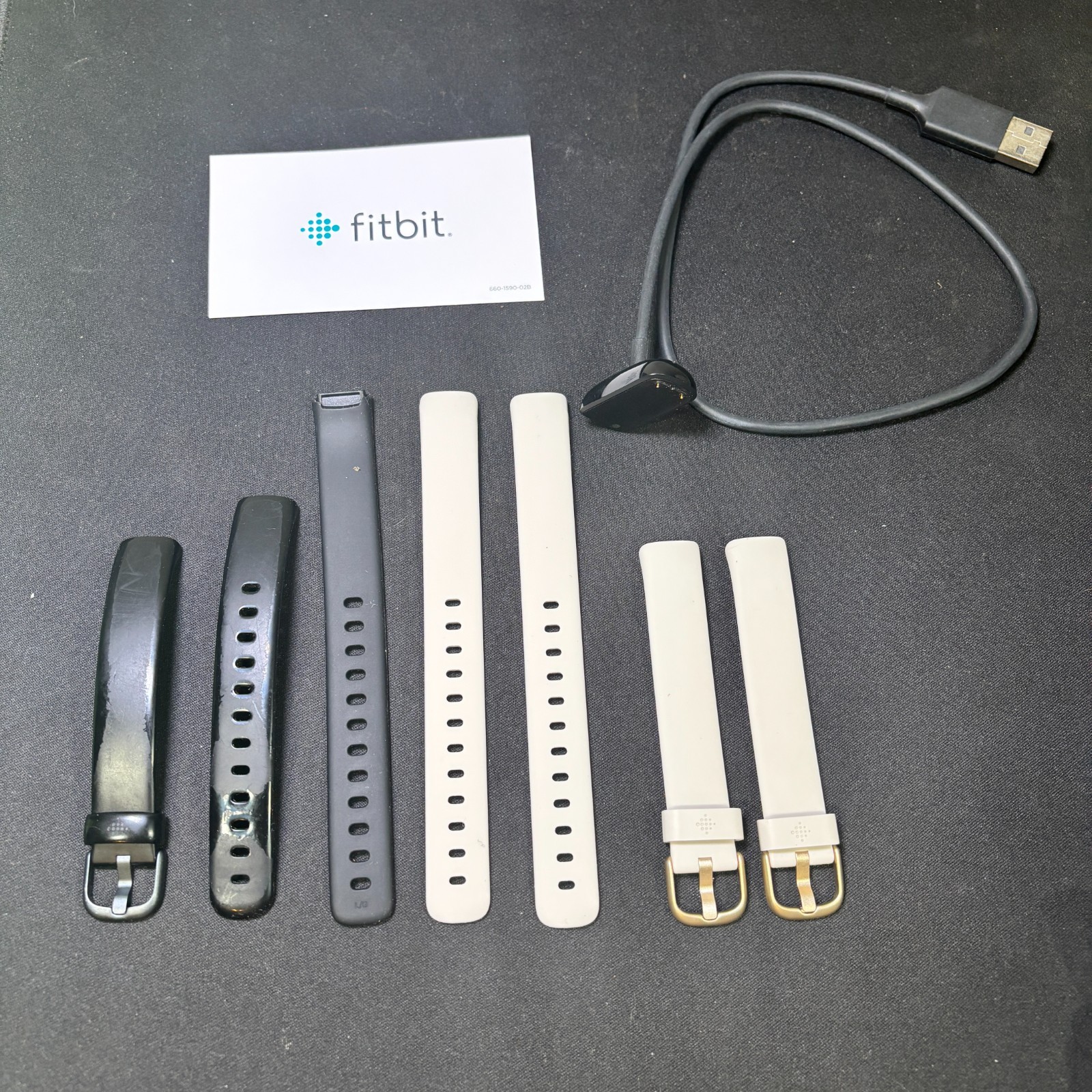 Genuine Fitbit Luxe Charger (TESTED) and 3 Fitbit Luxe Bands