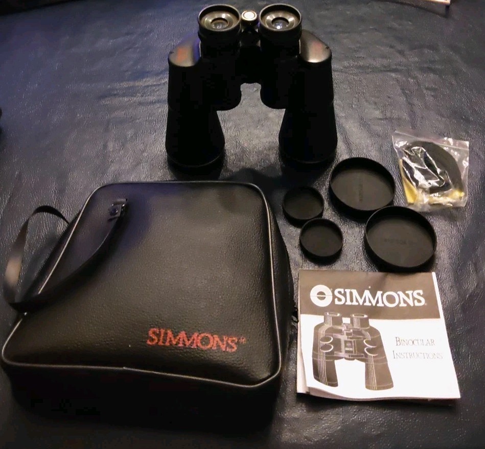 Simmons Redline Binoculars & Bag Model 1107 10X50 Fully Coated Optics Complete