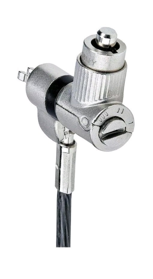 StarTech.com 3-in-1 Universal Laptop Lock 6.6ft, Master Keyed Locking Cable