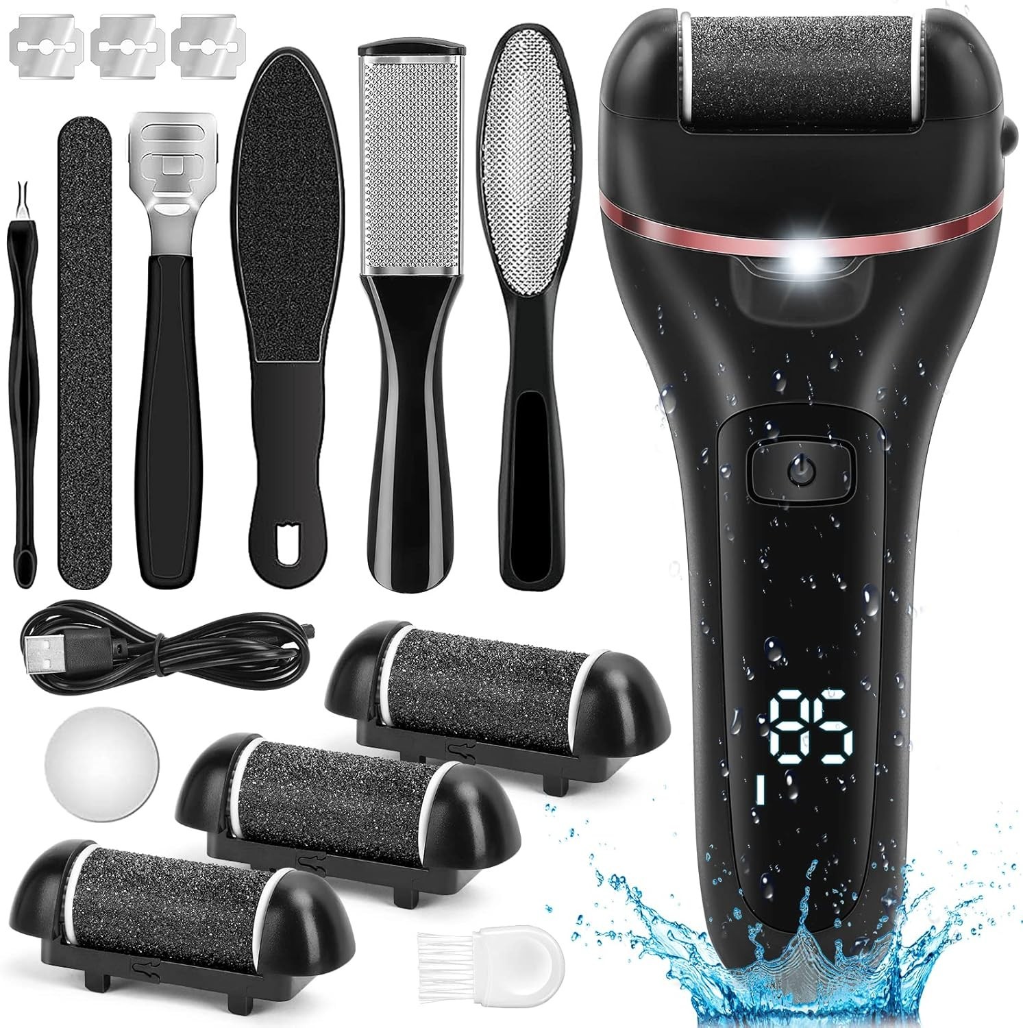 Removedor De Callos De Los Pies Electrico Recargable Maquina Para Remover Callos