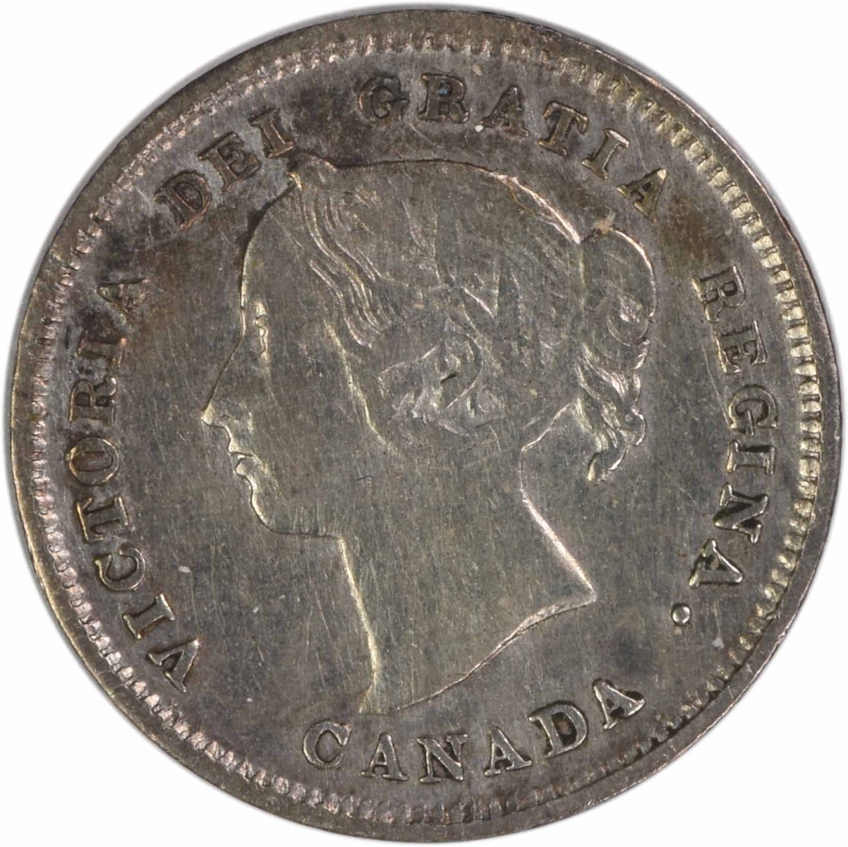 1887 Canada 5 Cents KM2 VF Uncertified #206
