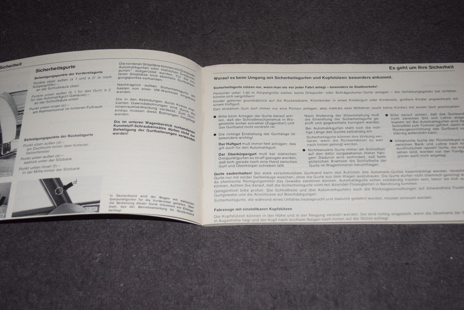 Operating Instructions Manual VW Passat B1 Type 32/33 Mint/Unused