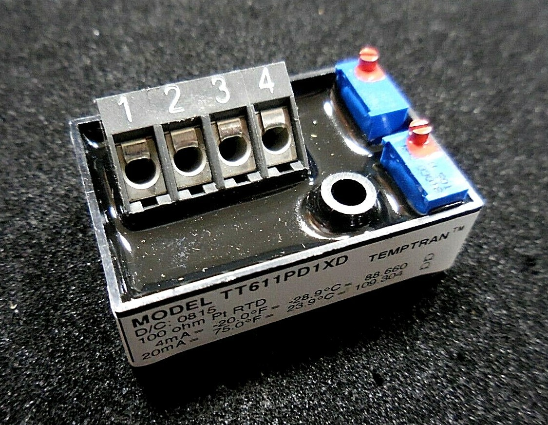 Minco TT611PD1XD RTD Transmitter/ Temperature Sensor (8.5-35VDC, 4-20mA, 100Ω)