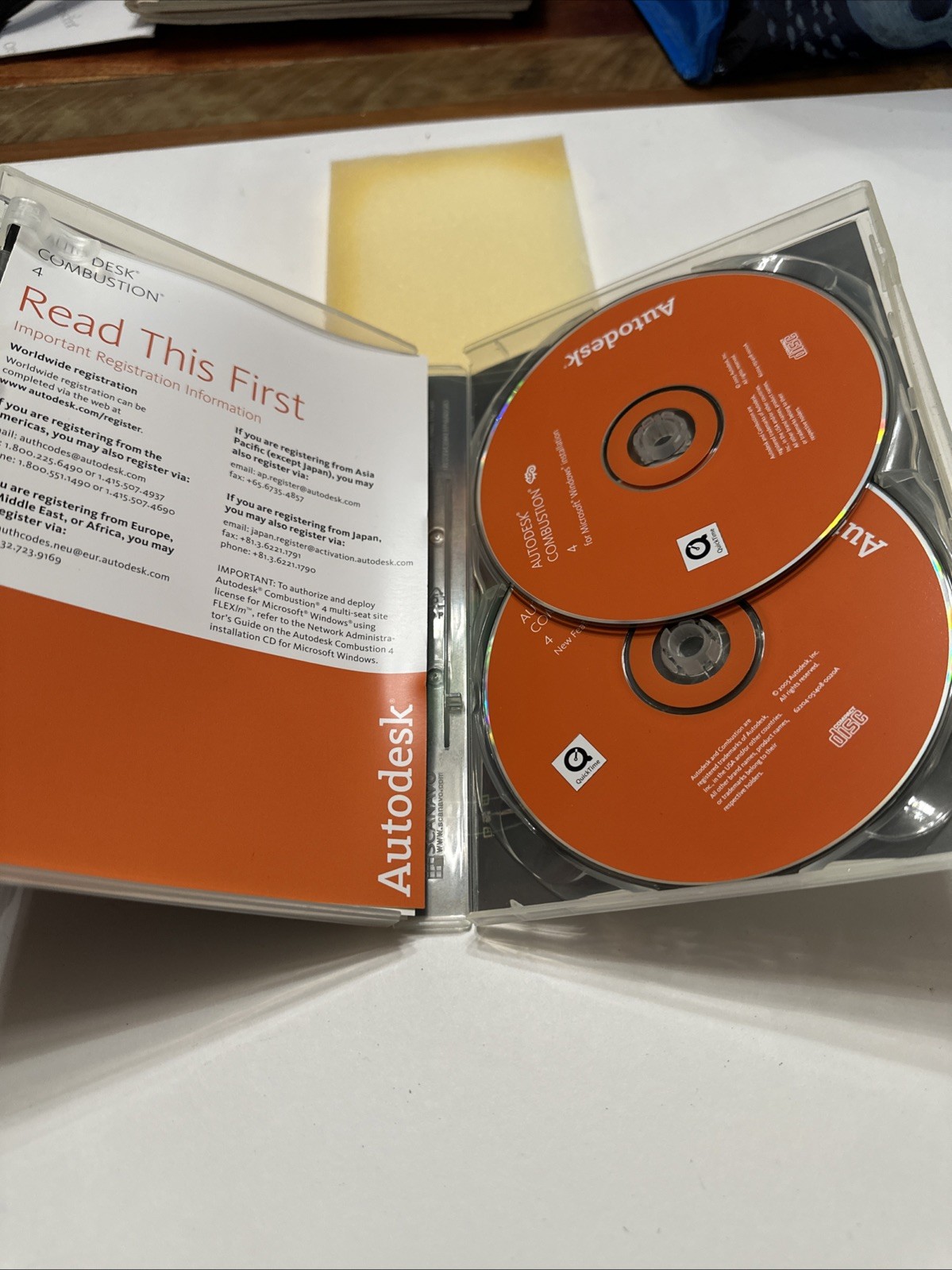 AUTODESK COMBUSTION 4 FOR MICROSOFT WINDOWS WITH SERIAL NUMBER