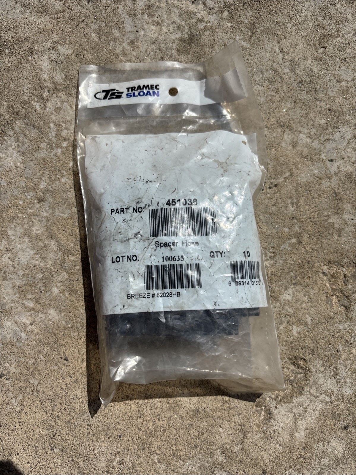 Tramec Sloan 451038 Brake Hose Spacer Pk Of 10 Nos Sealed