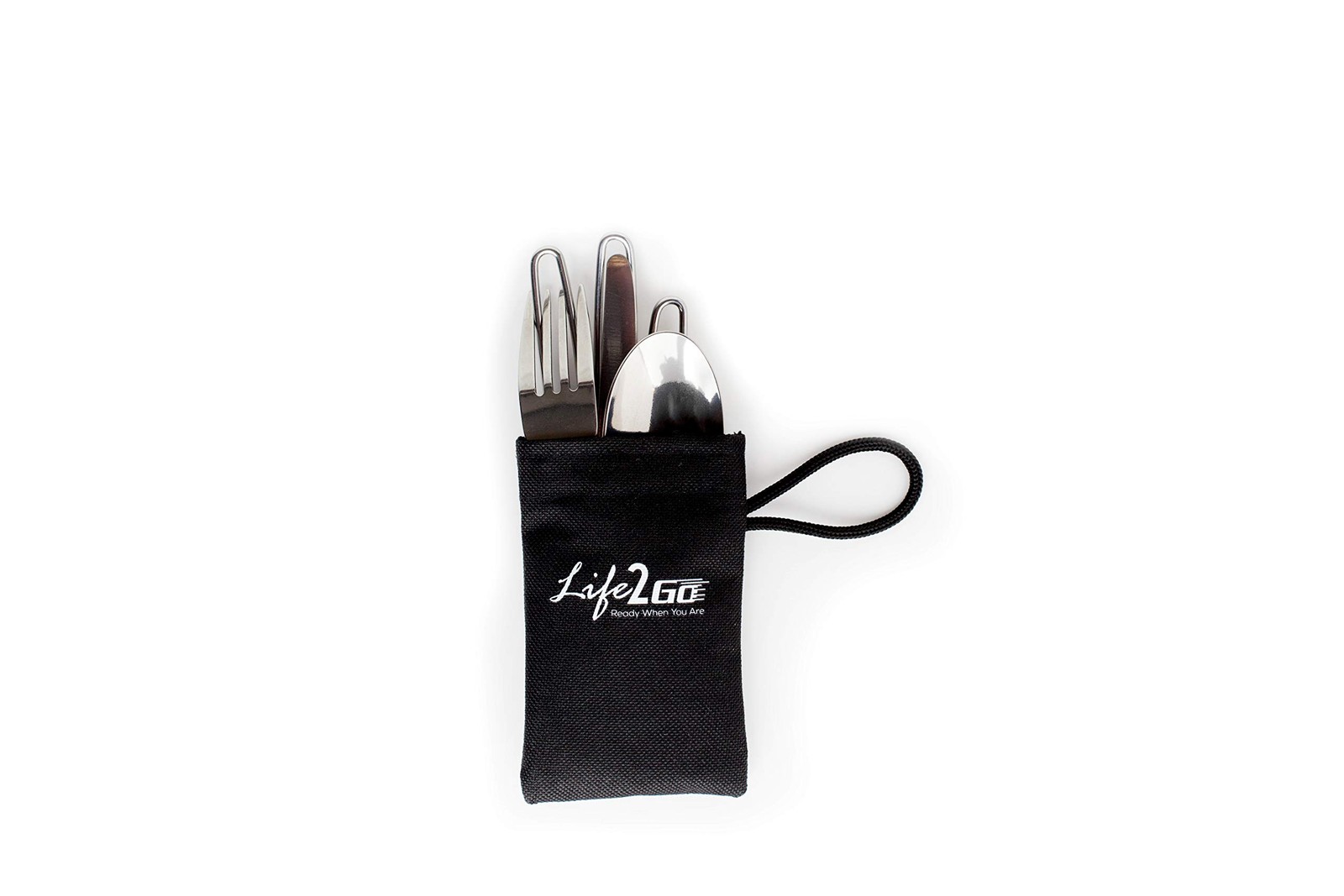 3-Piece Compact Camping Silverware & Utensil Set – Portable Cookware Kit for ...