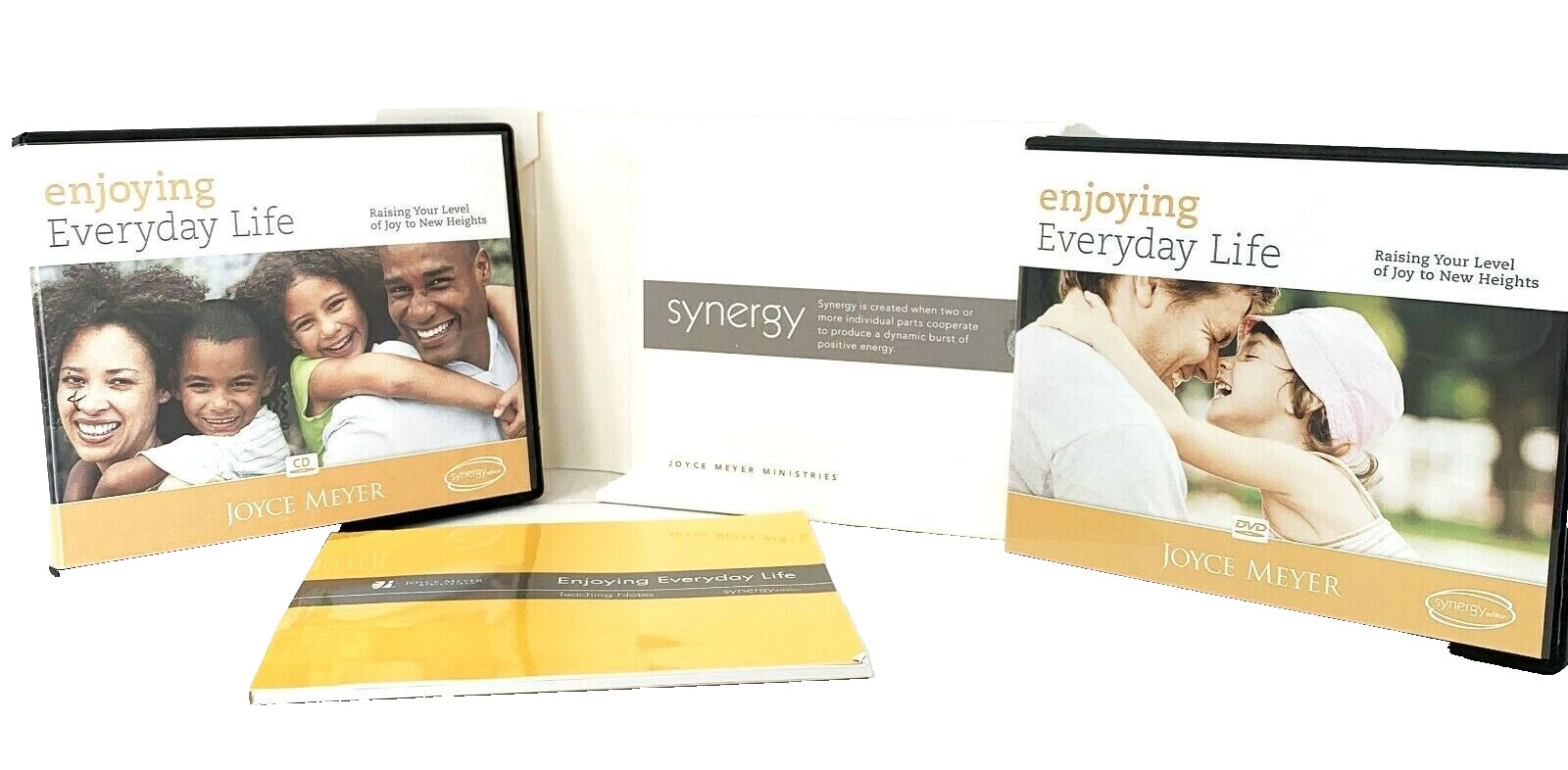 Joyce Meyer Enjoying Everyday Life Synergy Package 2 CD 1 DVD 1 Teaching Notes