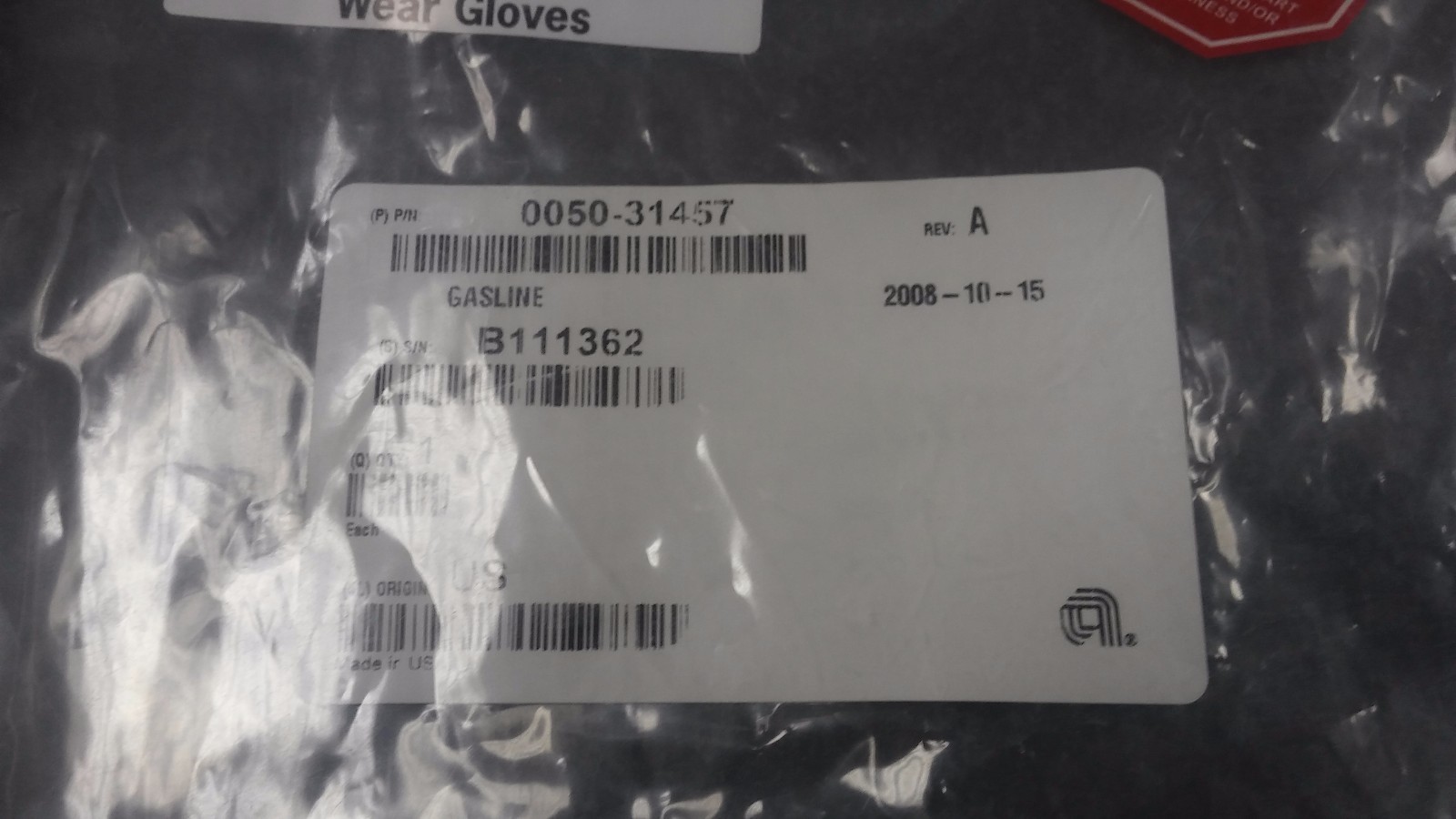 AMAT APPLIED MATERIALS 0050-31457 Gasline