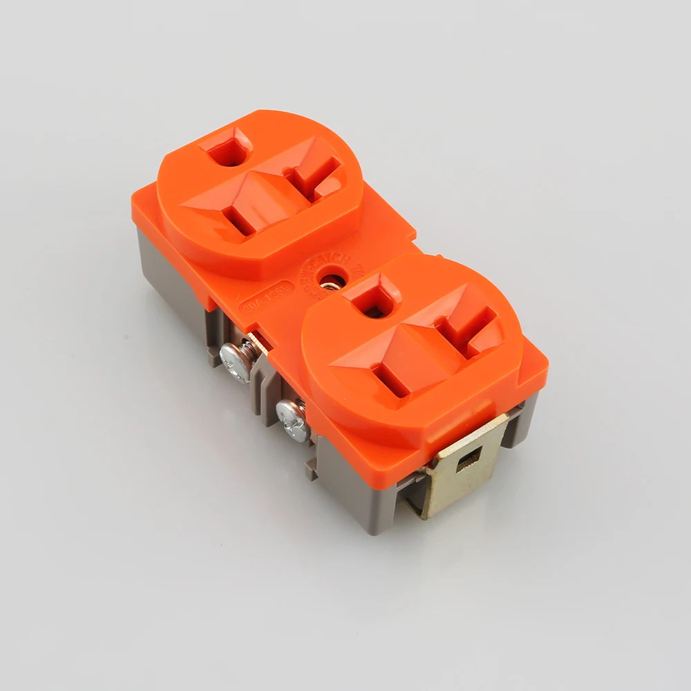 4X US AC Duplex Receptacles Wall Outlet Power Distributor US Duplex Distributor