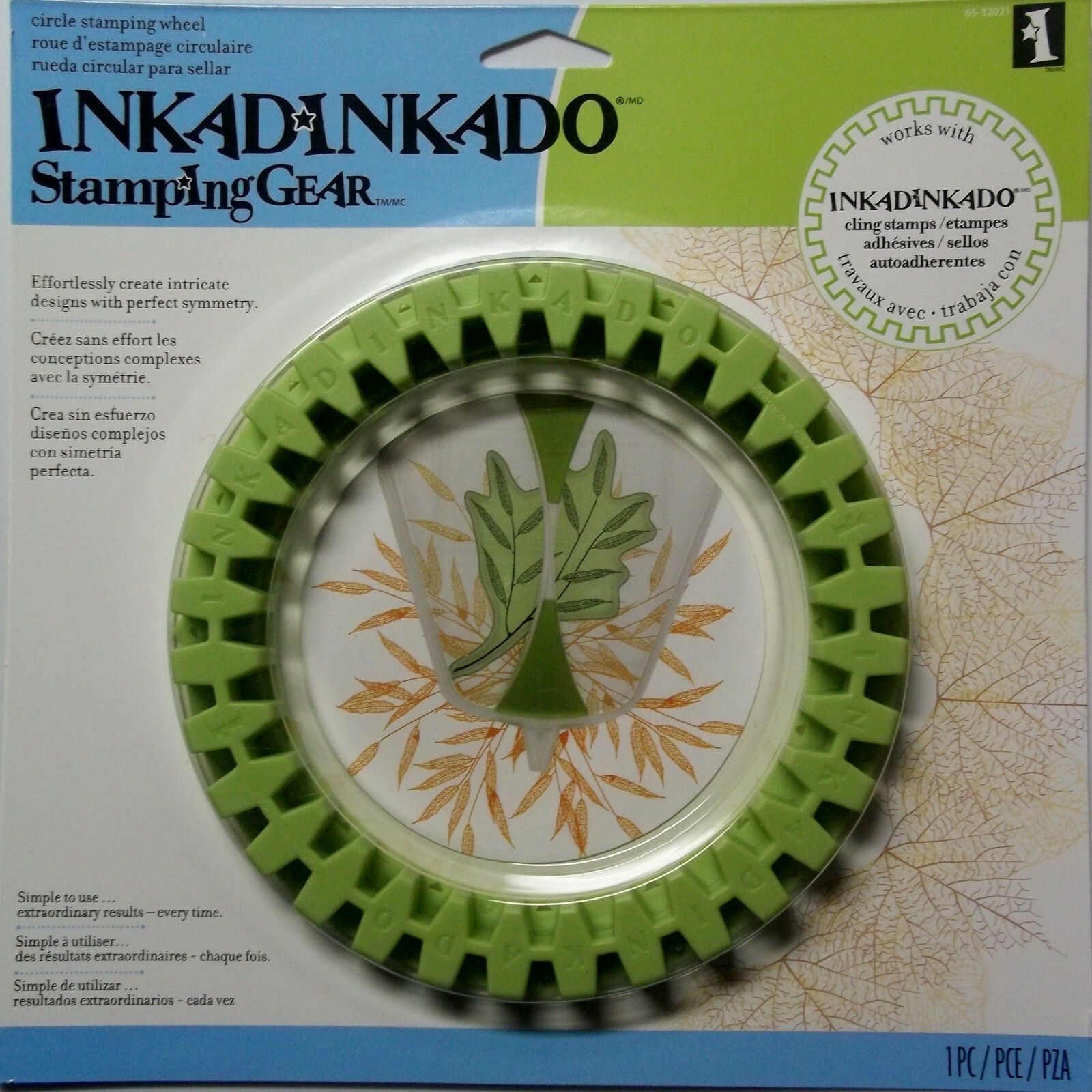 6 Inch Circle Stamping Wheel Inkadinkado NIP