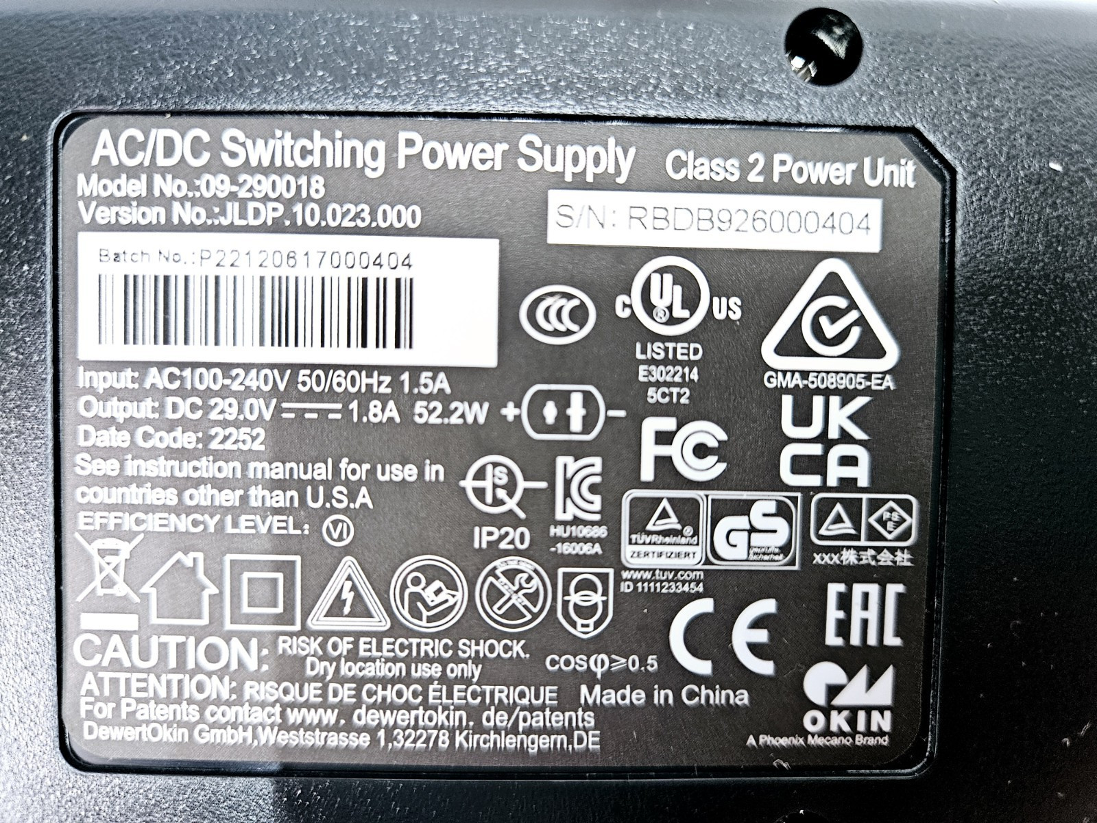 Fromann Modern Recliner Lift Chair Power Supply Kit With Battery Backup