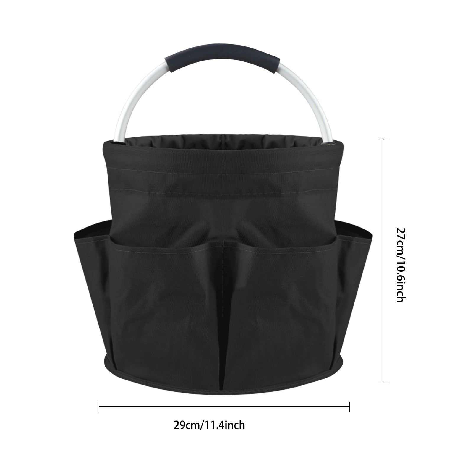 Foldable Cleaning Caddy, Portable Beach Basket, Multifunctional Storage Basket