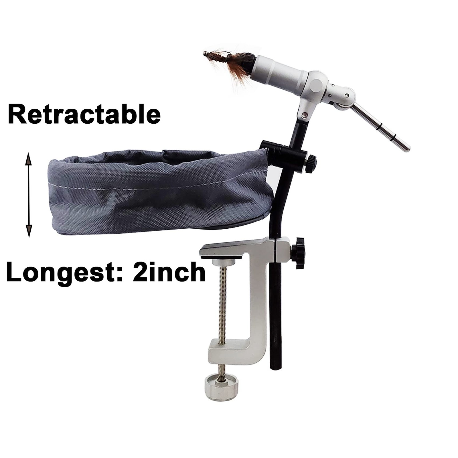 Aventik Easy-Empty Magnetic Fly Tying Trash Tray Holder for Tying...