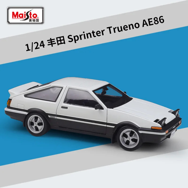 Maisto 1:24 Toyota Sprinter Trueno AE86 Simulation Alloy Car Finished Model