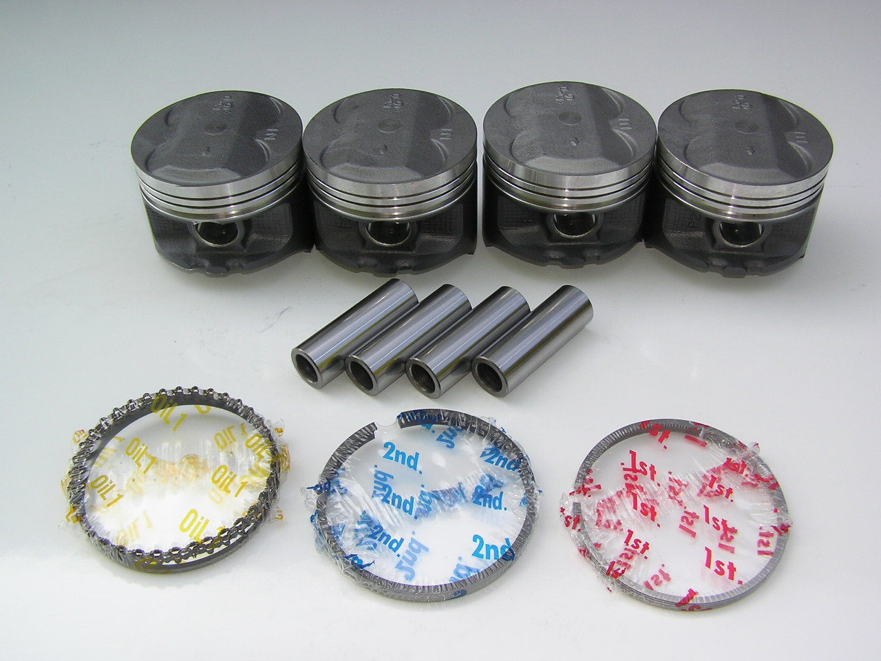 JDM HIGH COMPRESSION ZC P29 PISTONS CIVIC CRX D16 ZC RINGS D16Y OVERSIZE 76MM