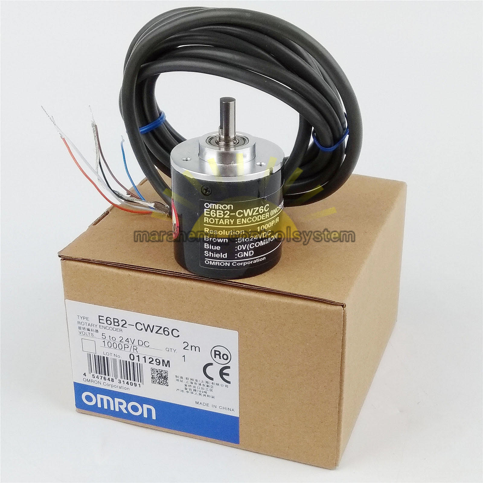 1piece NEW Omron E6B2-CWZ6C Rotary Encoder 1000P/R