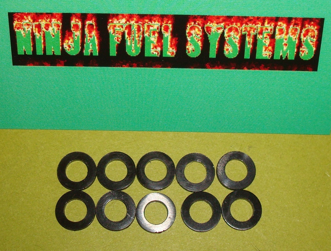 NYLON BOWL SCREW GASKET10 PK FOR HOLLEY 4150 600 650 750 850 950 1050 1150