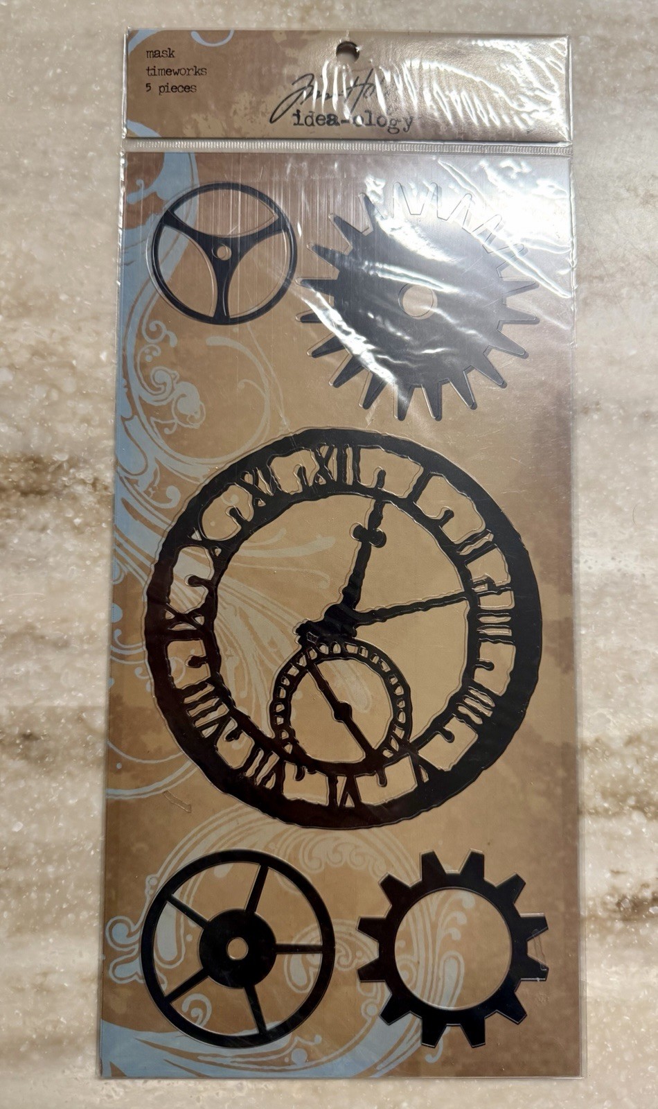 TIM HOLTZ Idea-ology **TIMEWORKS MASK** Mixed Media 2008 NEW Old Stock