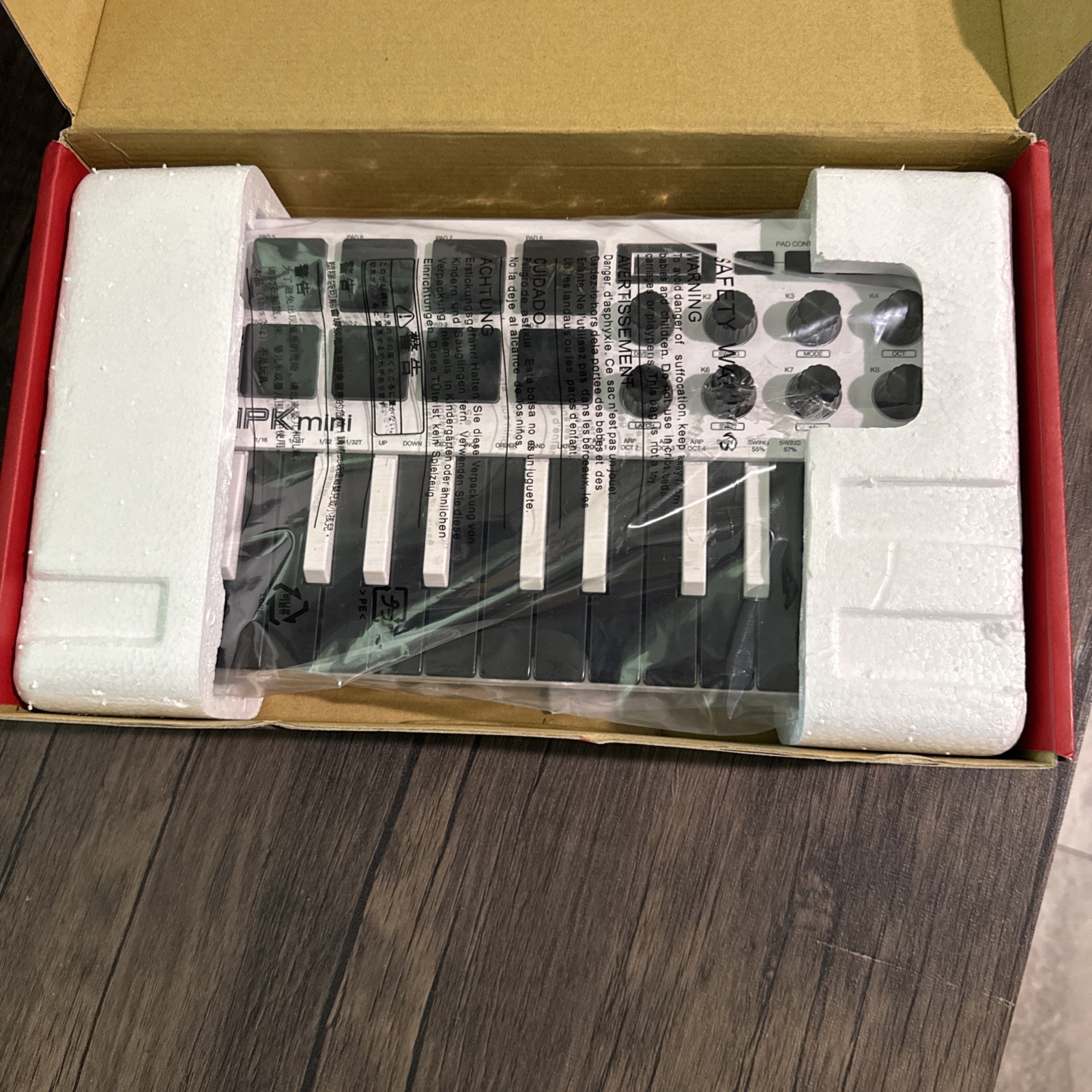 Akai Professional MPK Mini MK3 USB MIDI Keyboard Controller Tested Working
