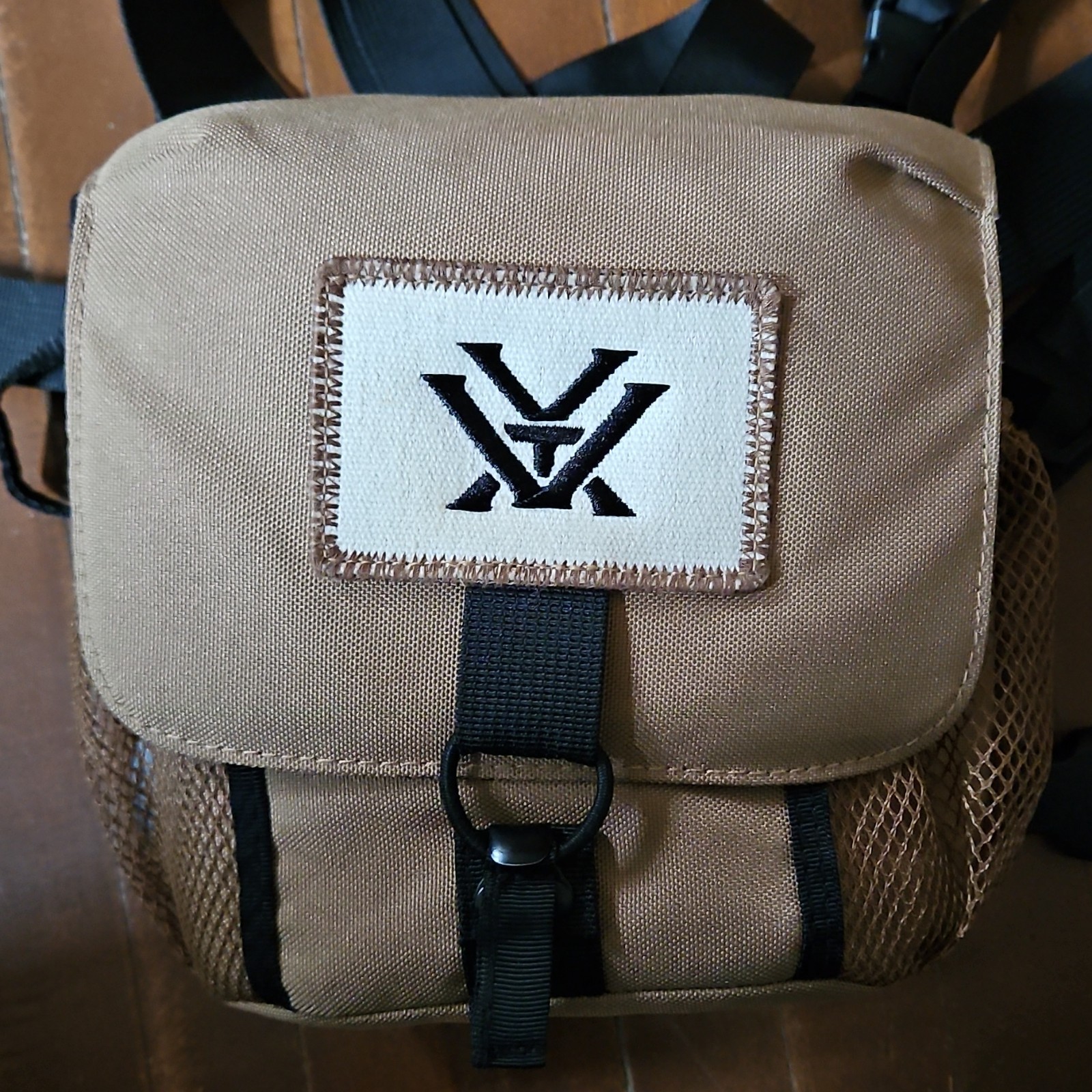 Vortex Optics Binocular Case Bag Brown with Logo Patch for Binoculars Storage
