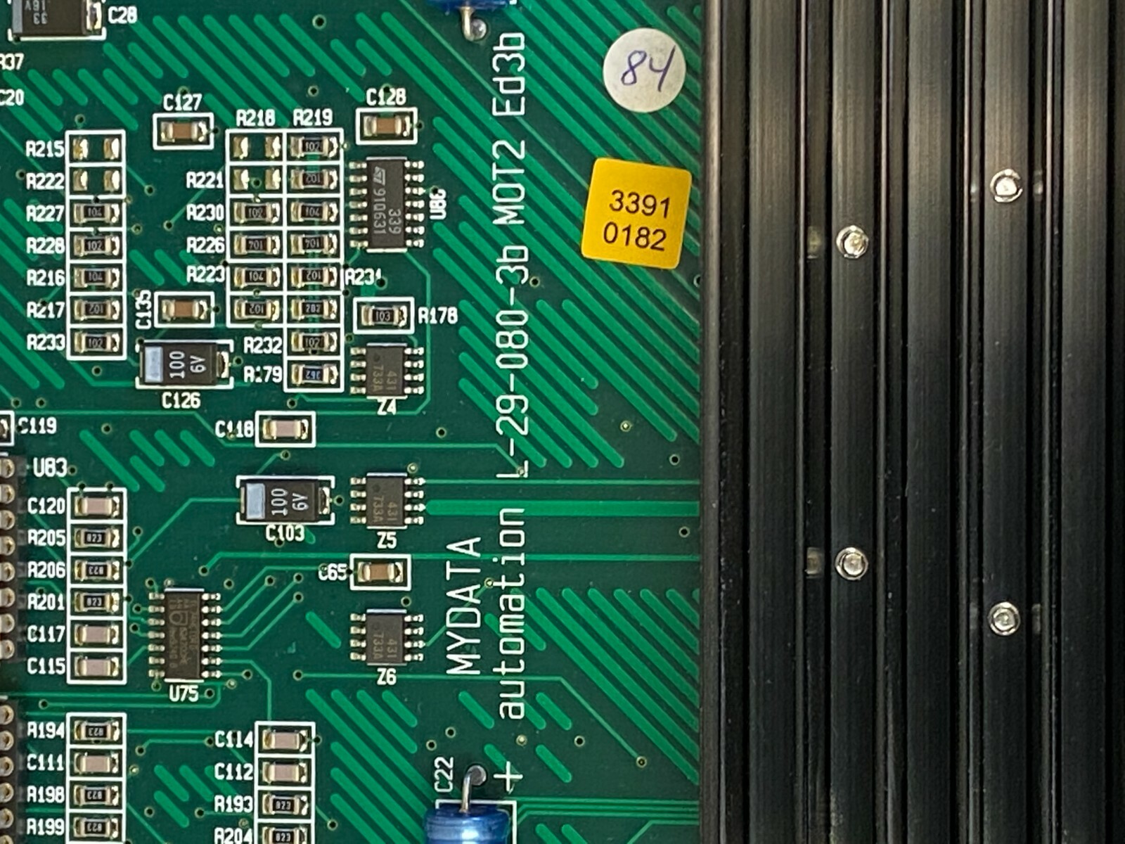 MYDATA L-29-080-3B MOT 2 BOARD