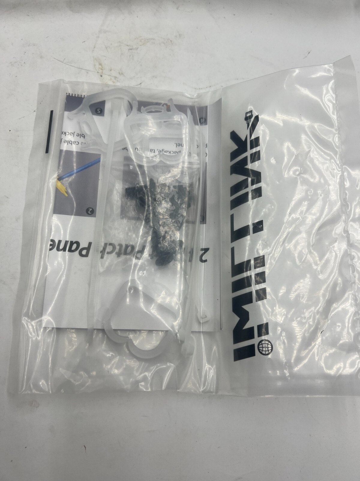 OEM Iwillink Cat6 RJ45 Rackmount Wall Mount Patch Panel Black