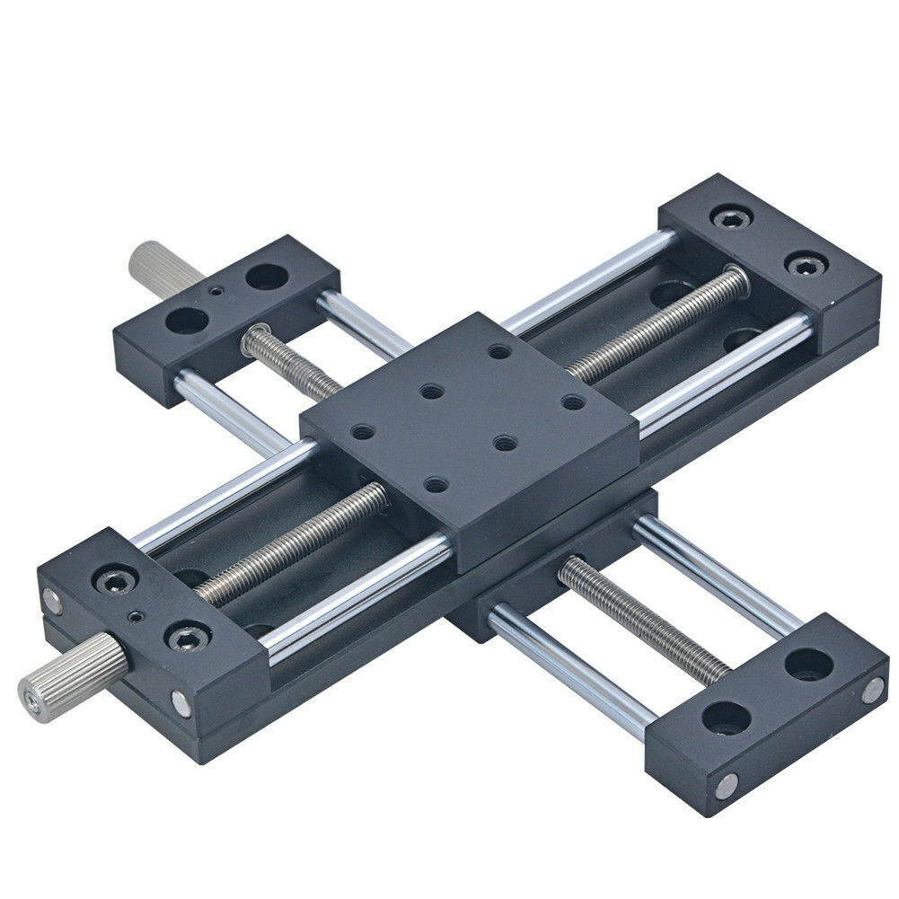 XY Axis Manual Sliding Table Stage Adjustable Platform Stroke 20mm-50mm-80mm