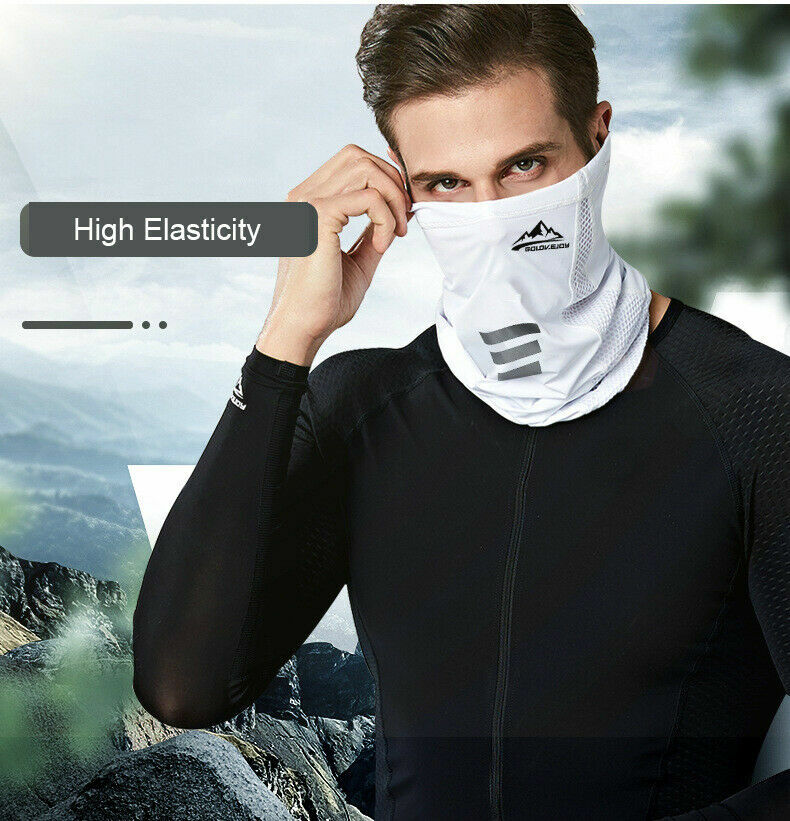 Fishing Face Mask Sun Shield Neck Gaiter Balaclava Neckerchief Bandana Headband