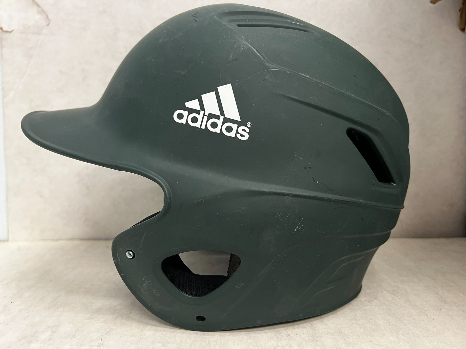 Adidas Clima Lite Green Youth Batting Helmet Size 6 3/8 - 7 3/8