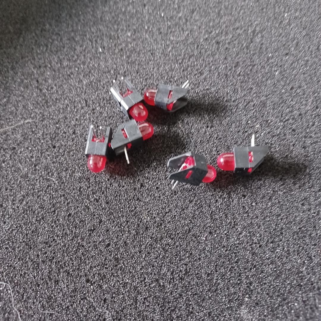 50 PCS AVAGO HLMP-4700-C00B2 LED  Single Standard LED Red 626nm 7mA 2-Pin