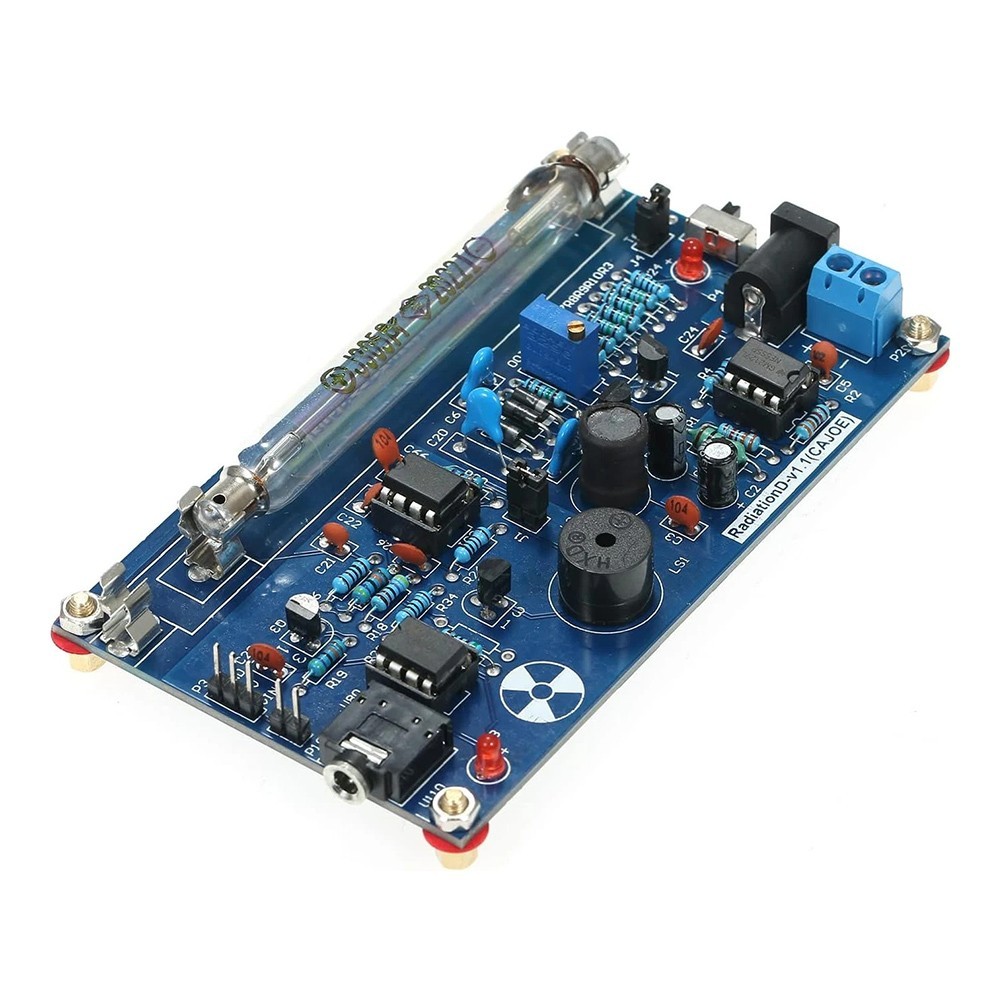 DIY Radiation Detector Kit with Visual Audio Indication for Arduino Projects