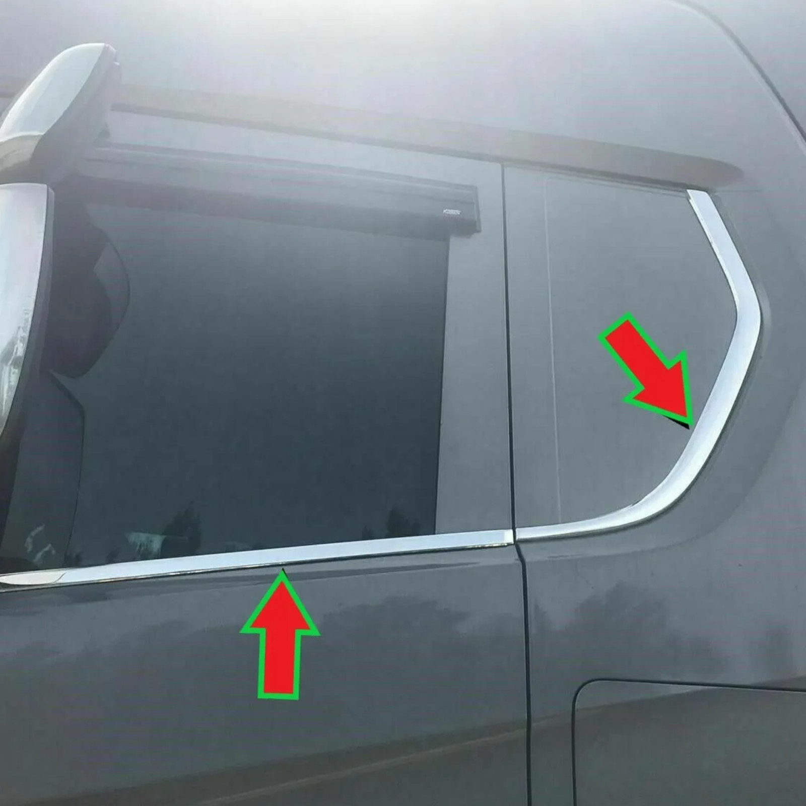 To Fit Scania S500/R450 2017-2024,Chrome Windows Trim Application 4Pcs Stainless