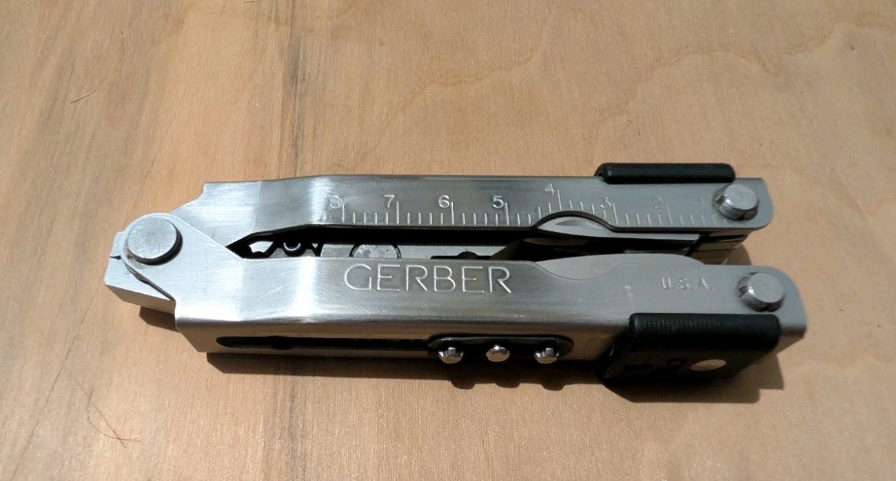 Gerber MP600 Bluntnose Custom Modded With Scissors & Chisel Added See Pictures