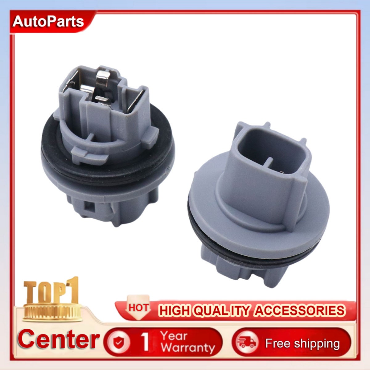 2x Turn Signal Light Bulb Sockets FOR TOYOTA TUNDRA 2013 - 2019 90075-99080