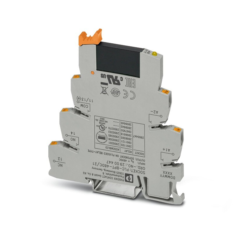 1pcs PHOENIX CONTACT 2900365 Module PLC-OPT -48DC/24DC/2