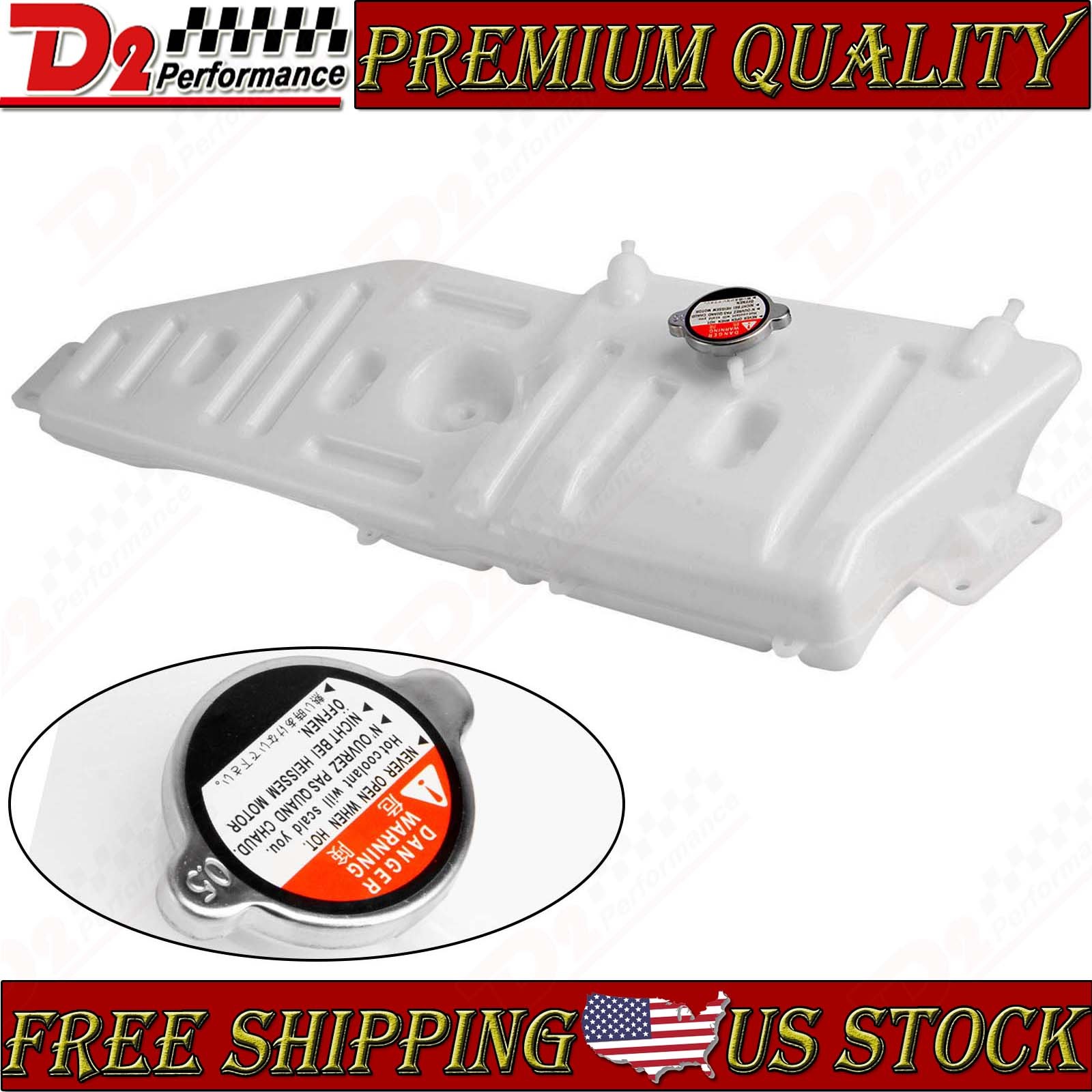 Coolant Reservoir For 1990-1998 Ford F600 F700 F800 Base 5.9L 8.3L F5HZ8A080AA