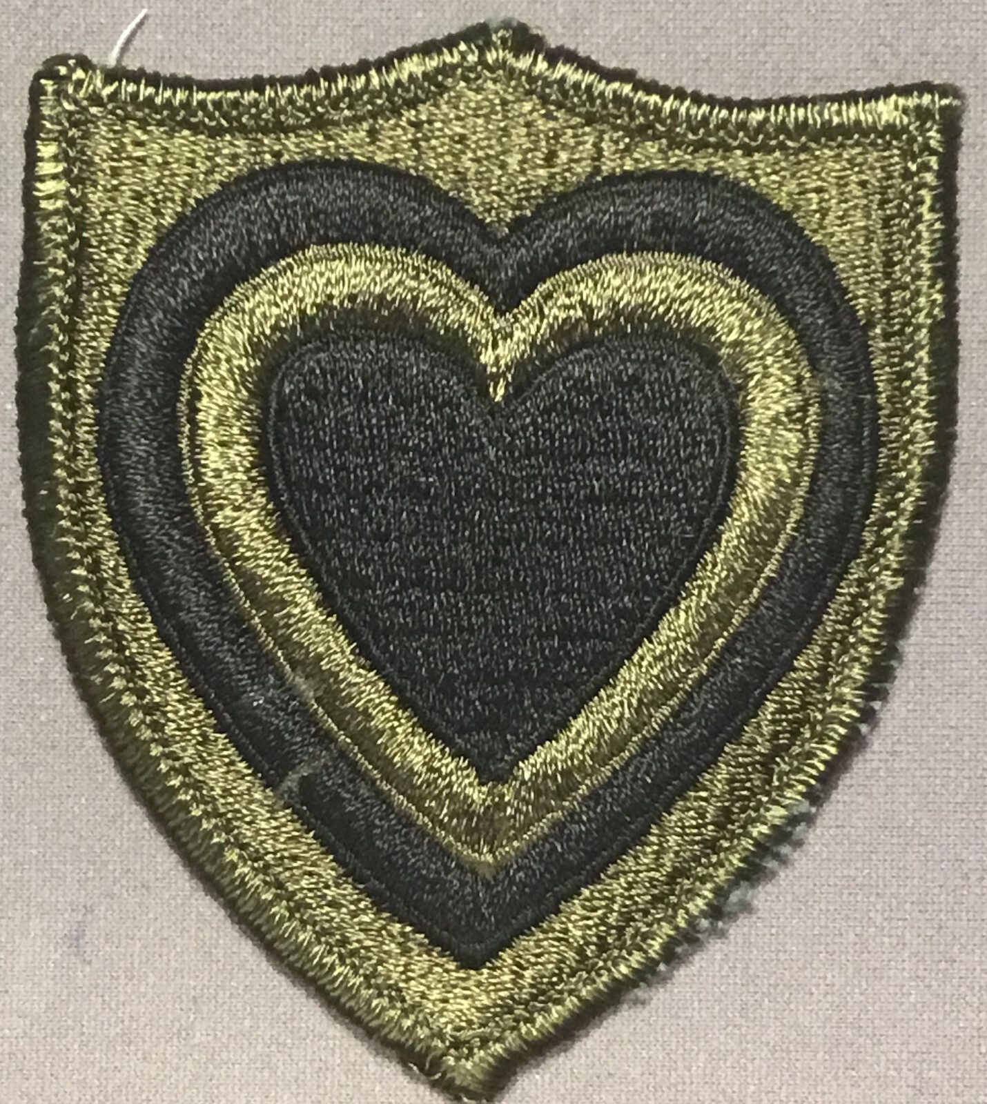 Army 24th Corps Black Heart patch