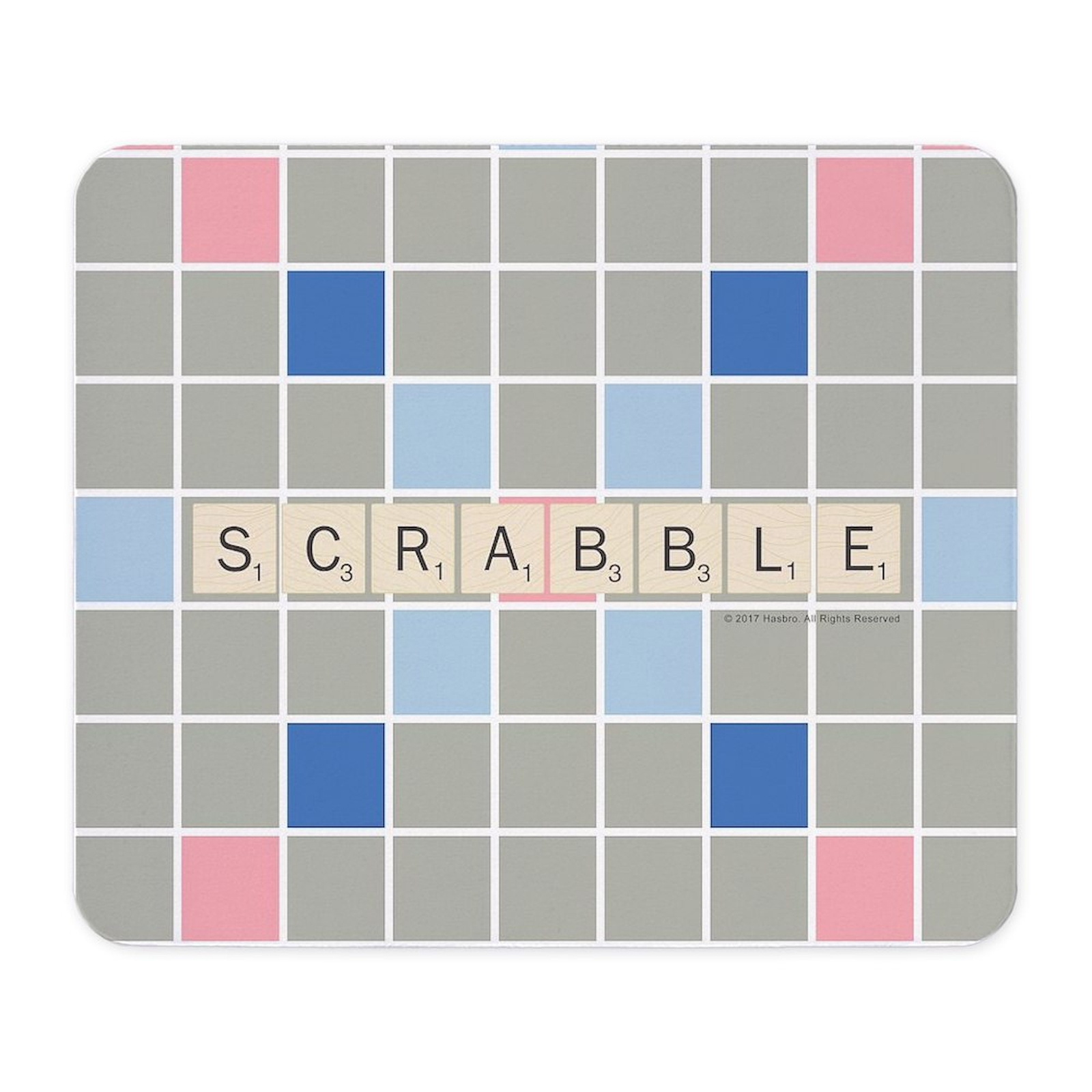 CafePress Scrabble Tiles Non-slip Rubber Mousepad, Gaming Mouse Pad (163556280)
