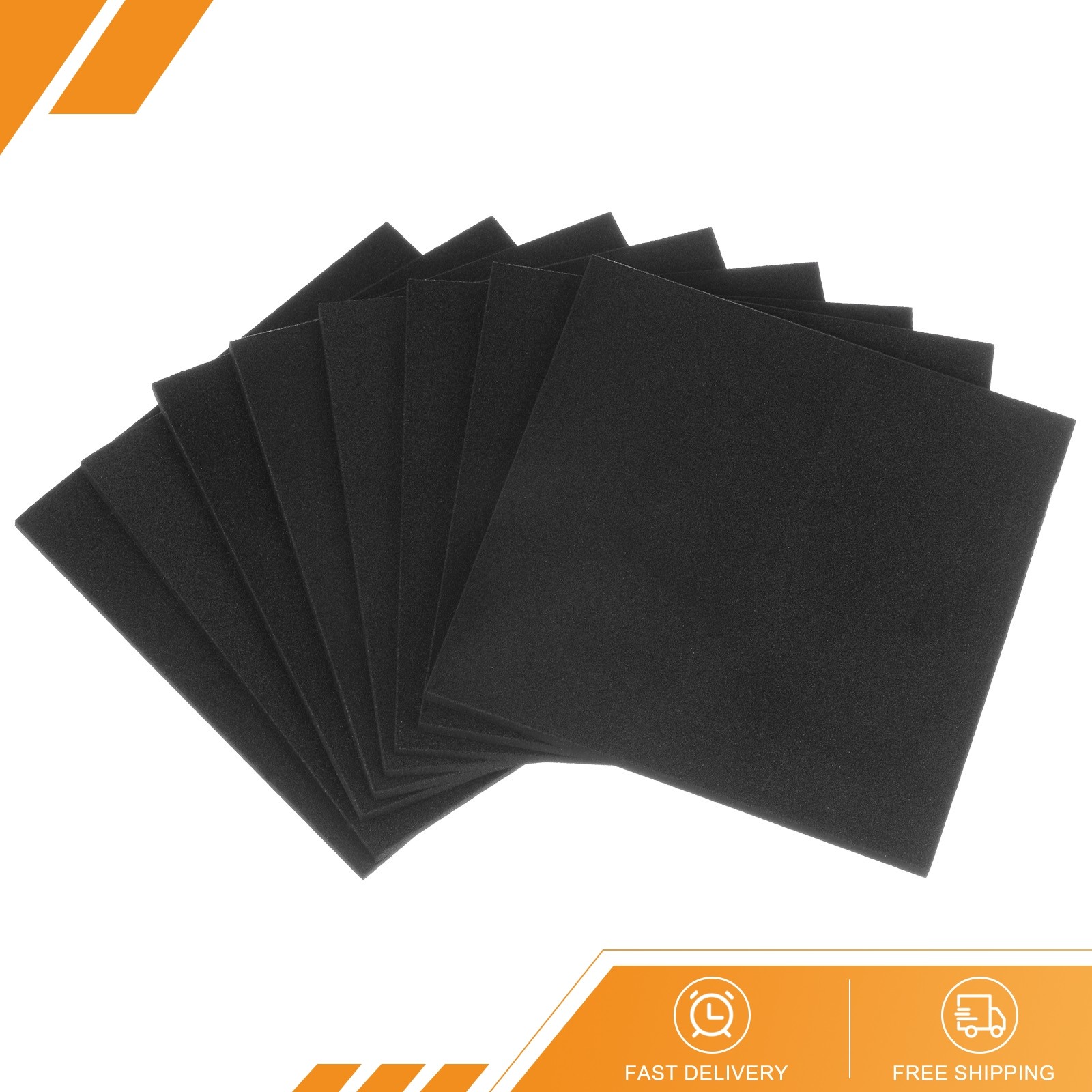 8 Set Foam Padding Sheets 1/8" Thick x 4" Long Square EVA Foam Sheet