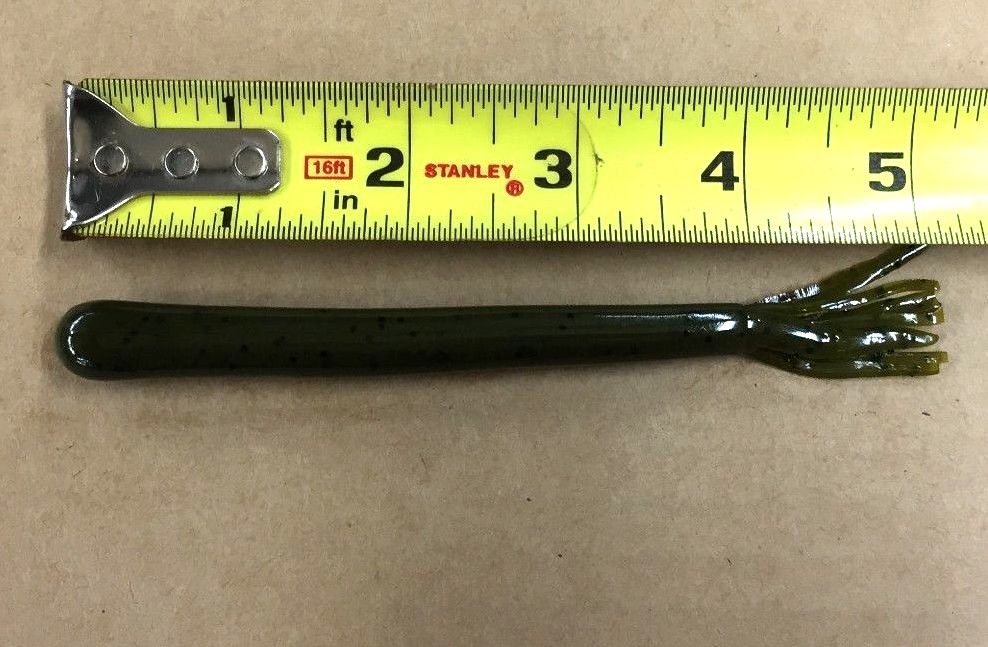 5" Bass Stick-O Tubes 100 pack, pick color, Slim Dipped Finesse Fishing Lures US