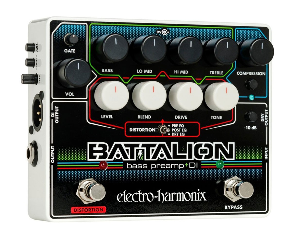 Electro-Harmonix Battalion Bass Preamp/DI Pedal