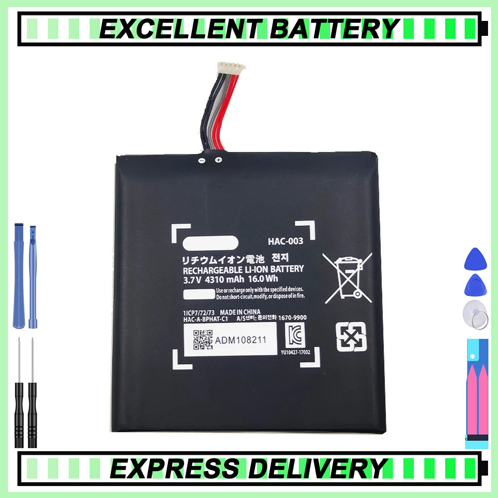 Replacement 4600mAh Battery for Nintendo Switch Console HAC-001 HAC-003